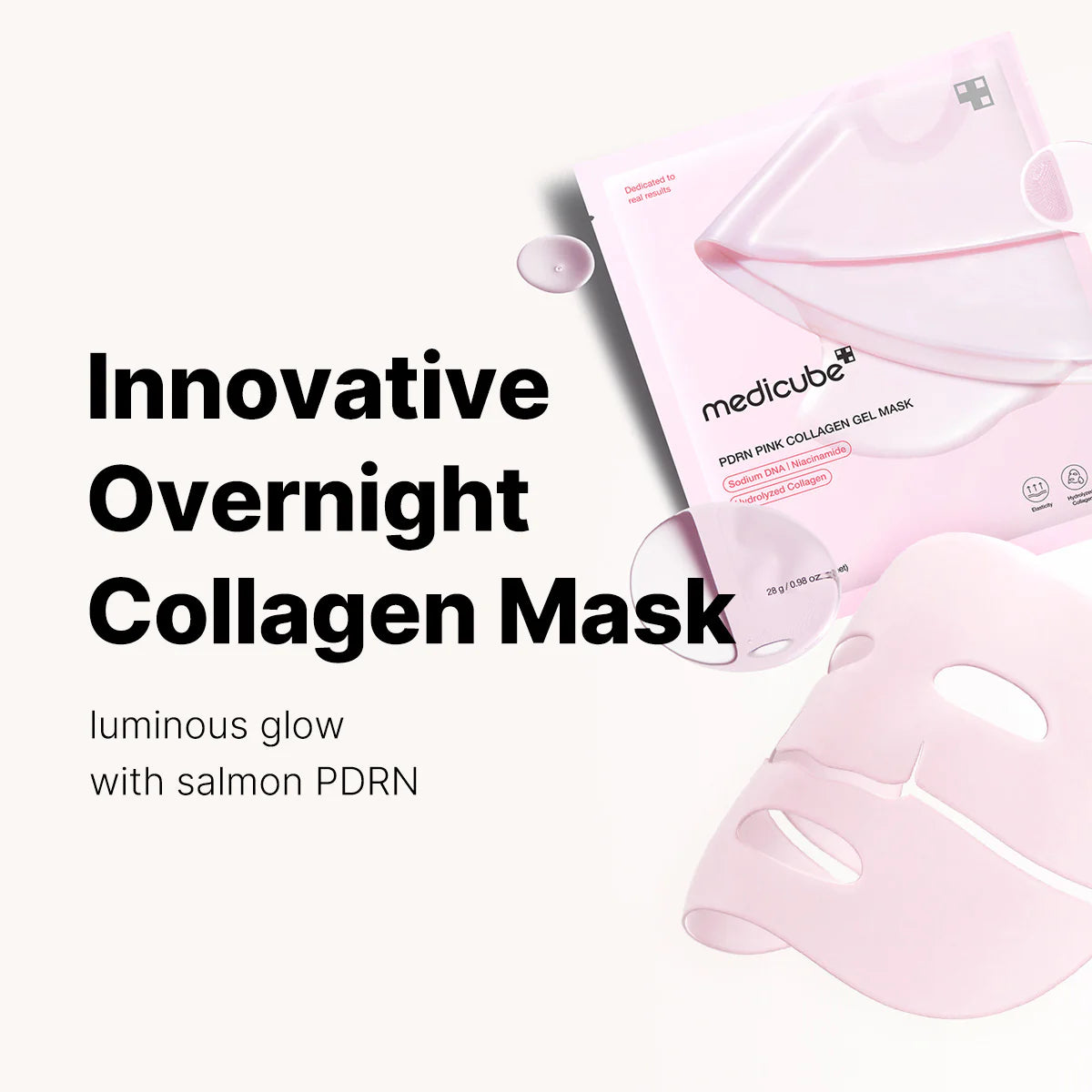 Medicube pink collagen jelly gel mask