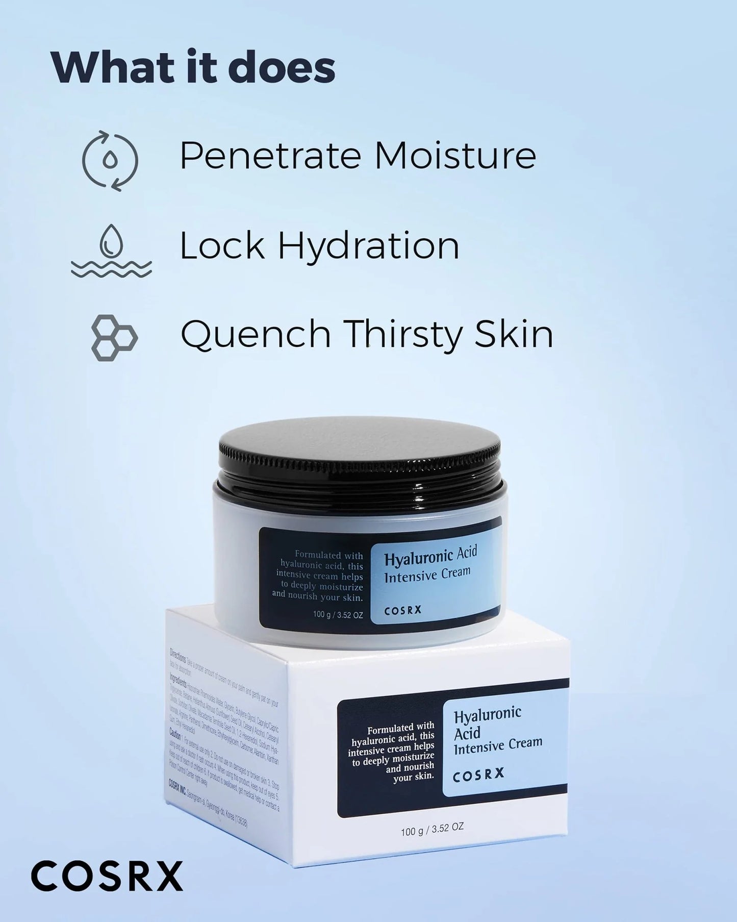 COSRX Hyaluronic Acid Moisturizing Cream